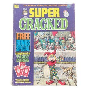 Vintage‎ 1974 Super Cracked Collectible Comedy Satire Comic Book